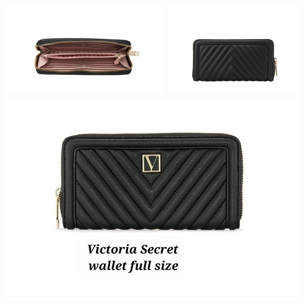 NEW Victoria Secret Full Size Wallet Quilted style perfect as a gift - Picture 1 of 8